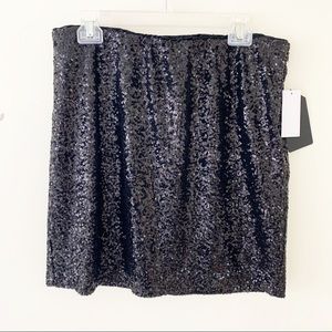 NEW! Highline Black Sequin Skirt